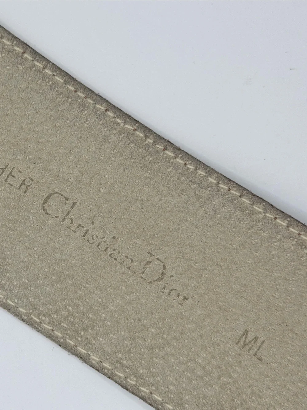 Authentic Christian Dior Vintage Wide Leather Waist Belt